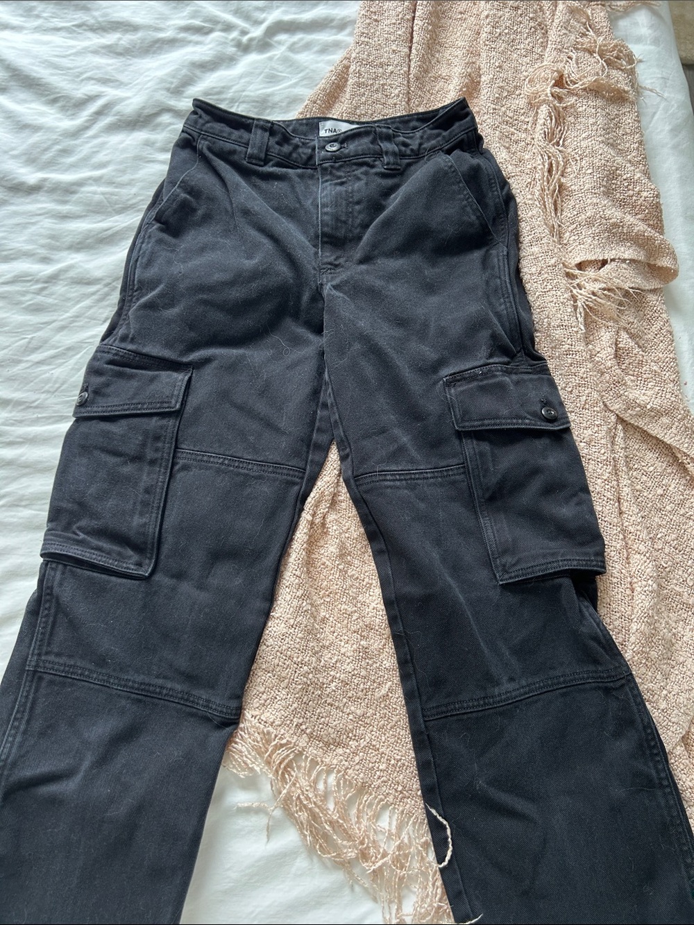 TNA Black Cargo Pants